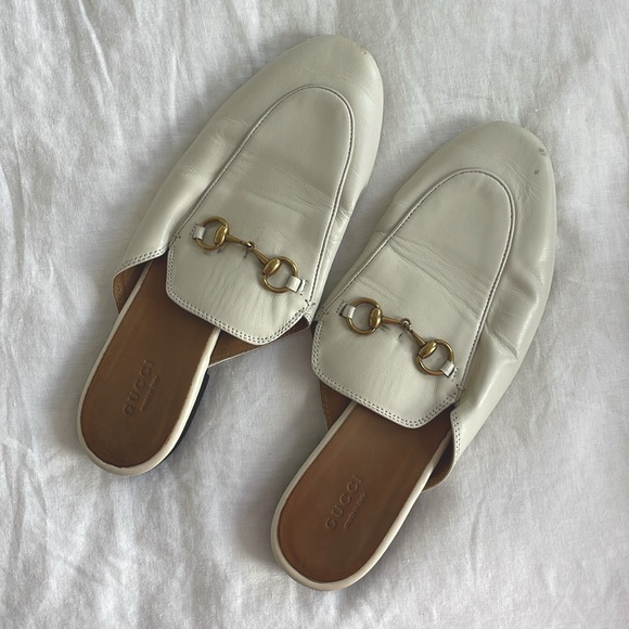 Gucci white slides, size 39 - Picture 1 of 3